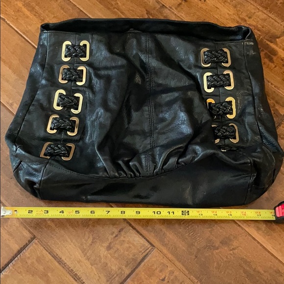 Black leather Treesje purse - Picture 6 of 7